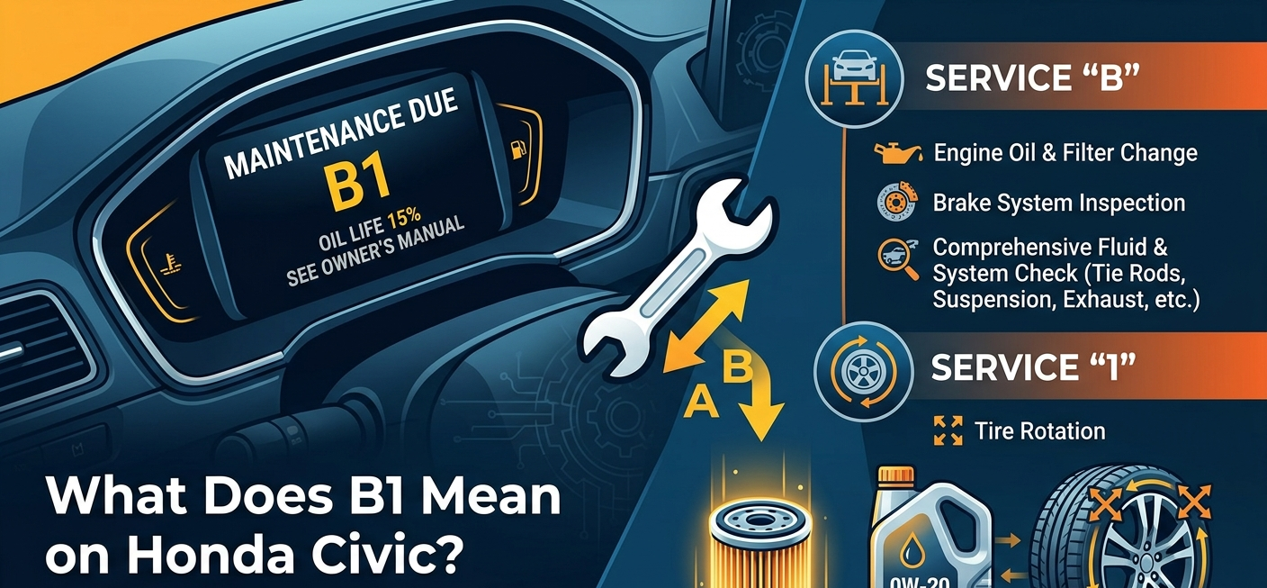 What Does B1 Mean on Honda Civic