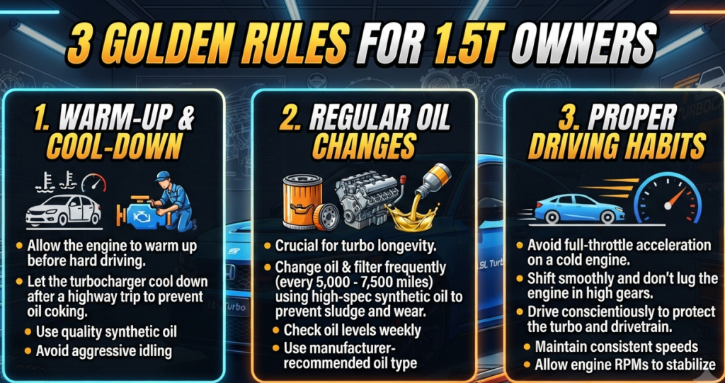 3 Golden Rules for 1.5T Owners