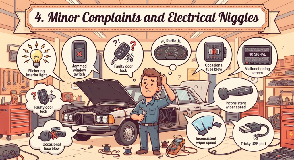 4. Minor Complaints and Electrical Niggles