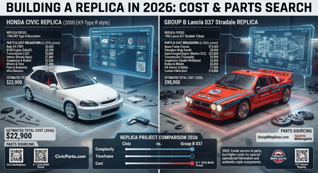 Building a Replica in 2026: Cost & Parts Search