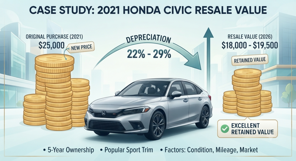 Case Study: 2021 Honda Civic Resale Value