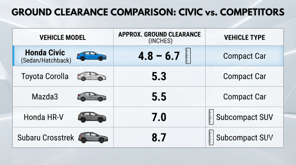Comparison Table: Civic Clearance vs. Competitors