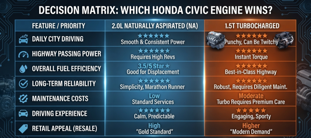 Decision Matrix: Which One Wins?