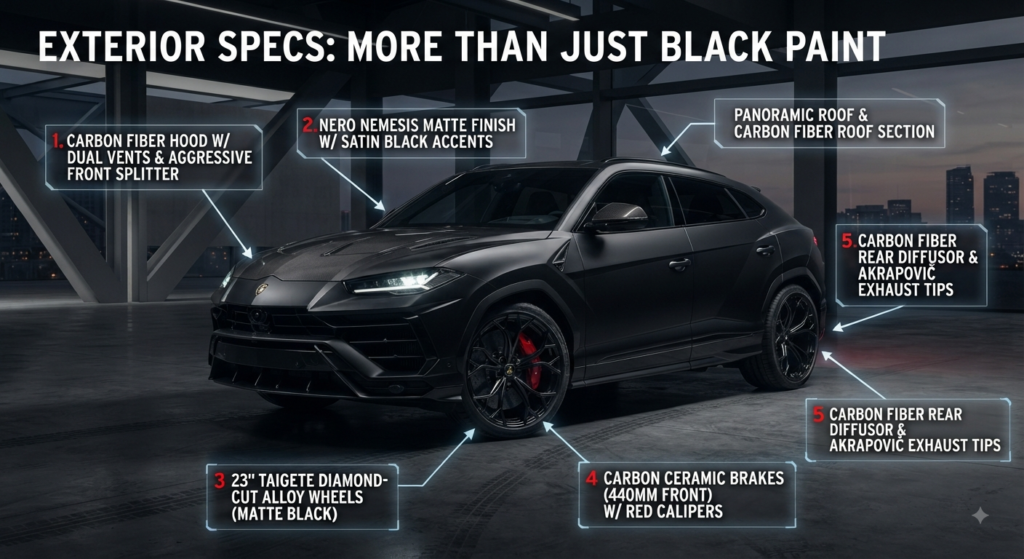 Exterior Specs: More Than Just Black Paint