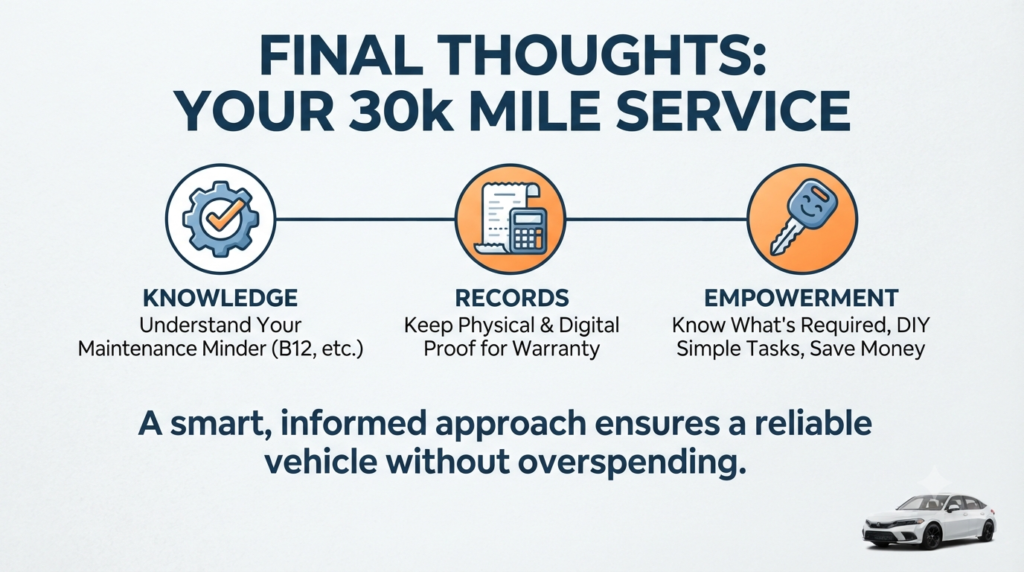 Final Thoughts on Your 30k Service