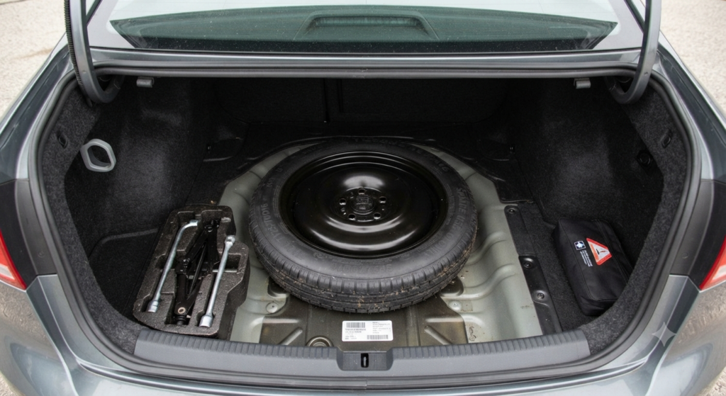 Fourth Location: Inside the Trunk or Spare Tire Well