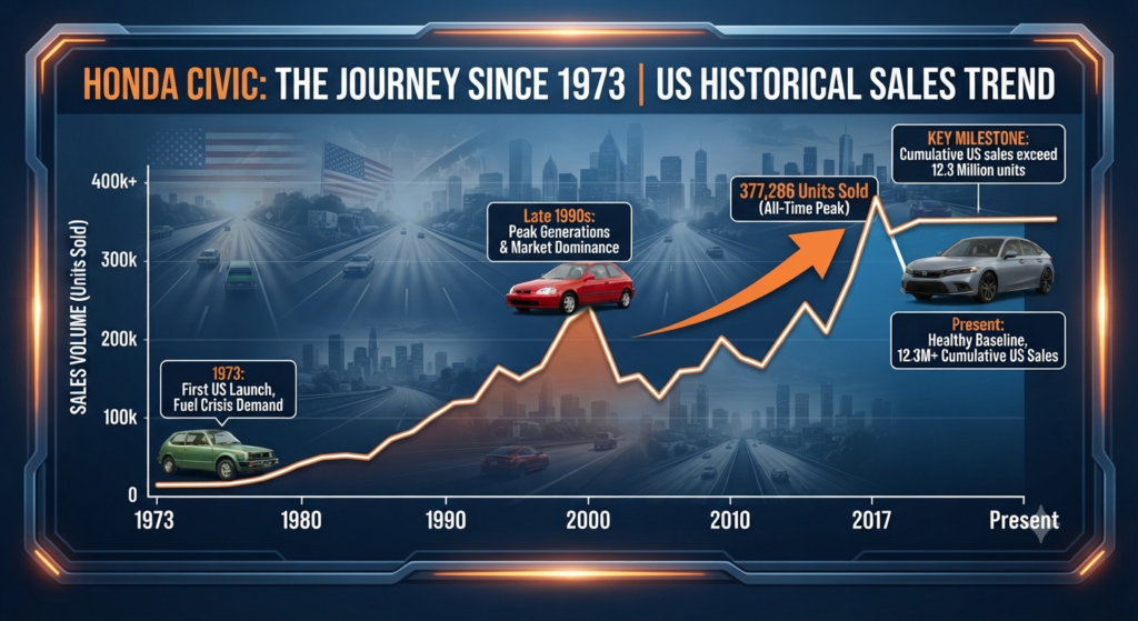 Historical Sales Trend: The Journey Since 1973