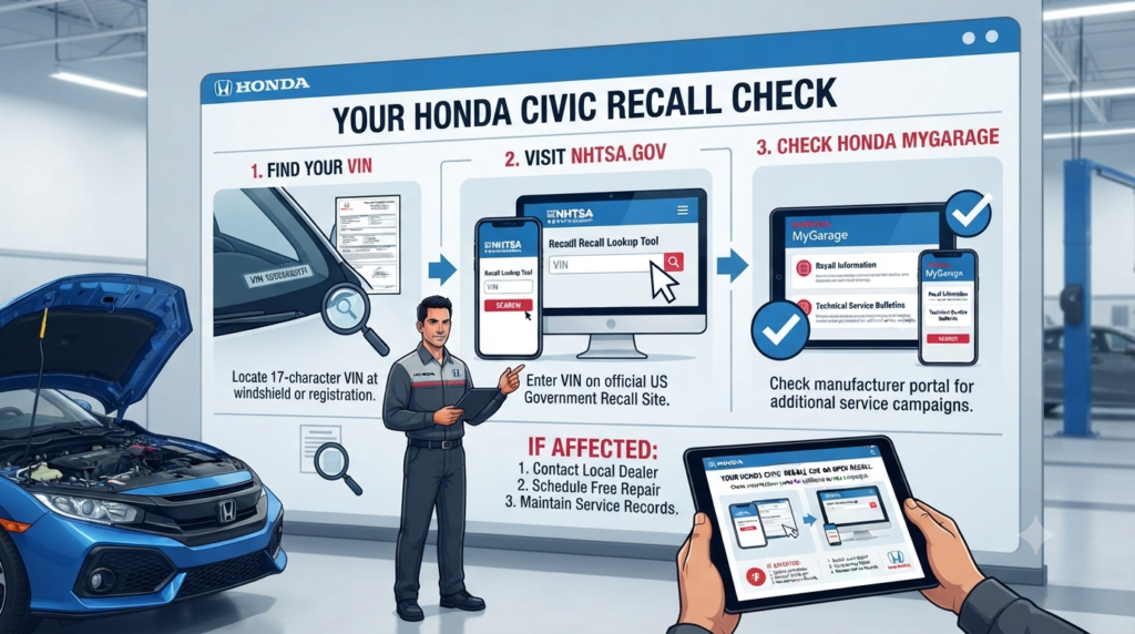 How to Check If Your Honda Civic Has an Open Recall