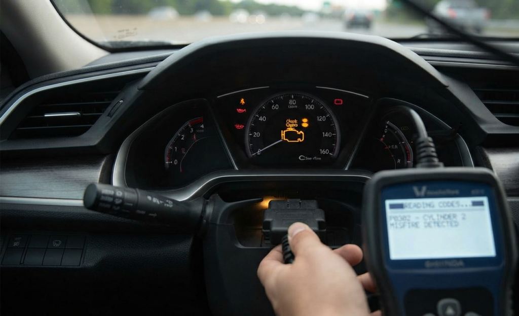 How to Diagnose a Blinking Check Engine Light at Home