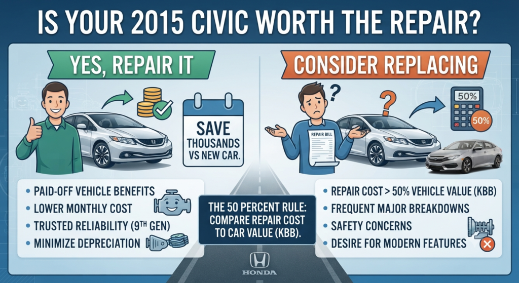 Is Your 2015 Civic Worth the Repair?