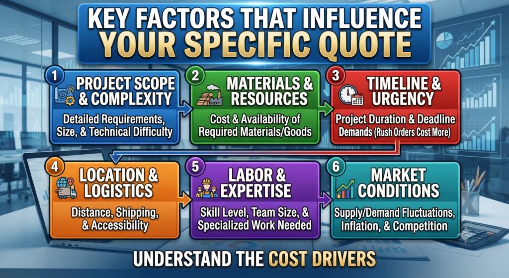 Key Factors That Influence Your Specific Quote