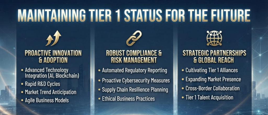 Maintaining Tier 1 Status for the Future