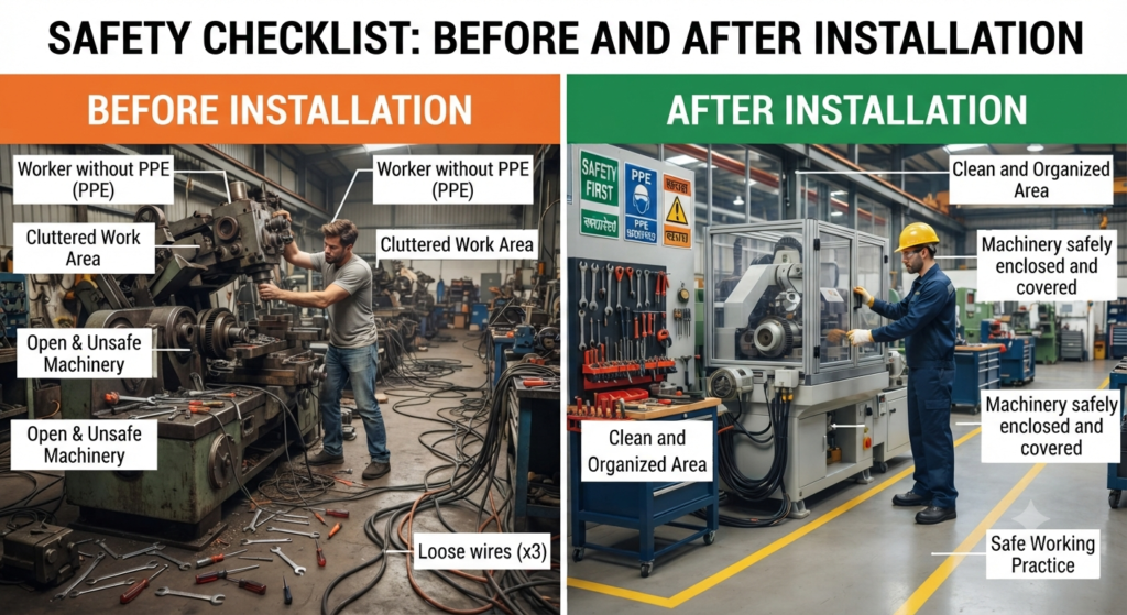 Safety Checklist: Before and After Installation