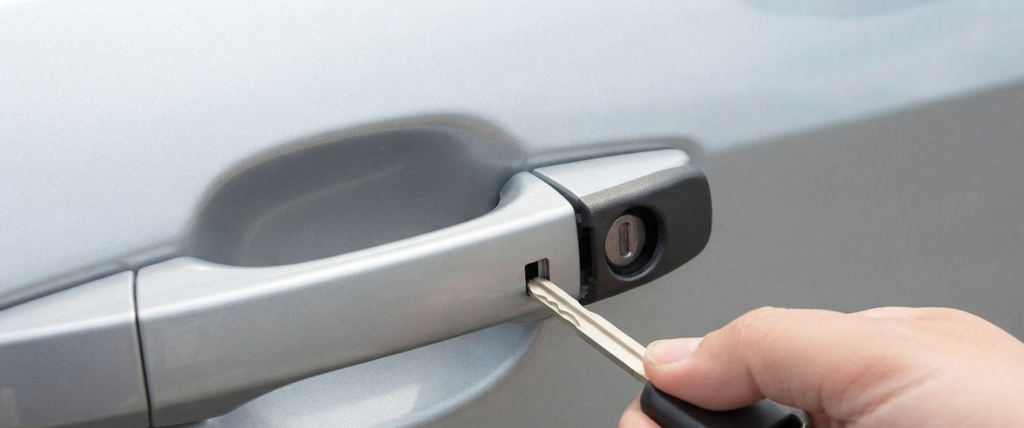 Step 2: Uncovering the Hidden Door Lock Cylinder