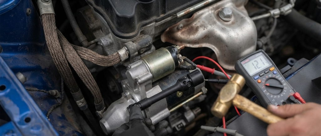Step 4: Inspecting the Starter Motor and Solenoid