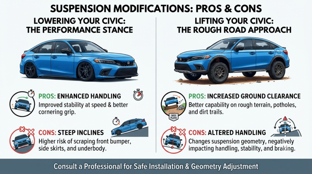 Suspension Modifications: Pros and Cons
