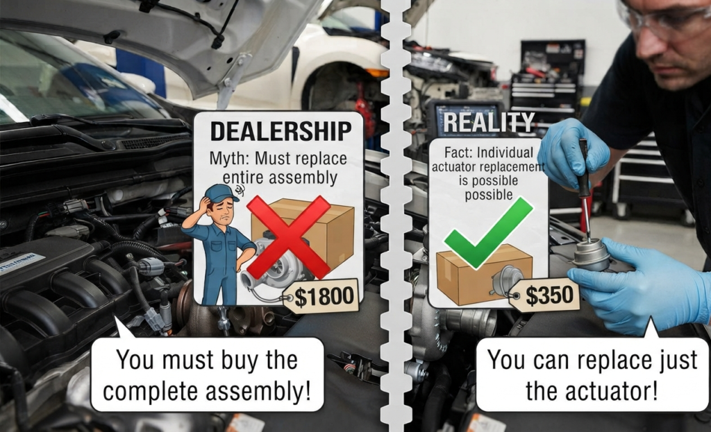 The Dealership Myth: Can You Replace Just the Actuator?