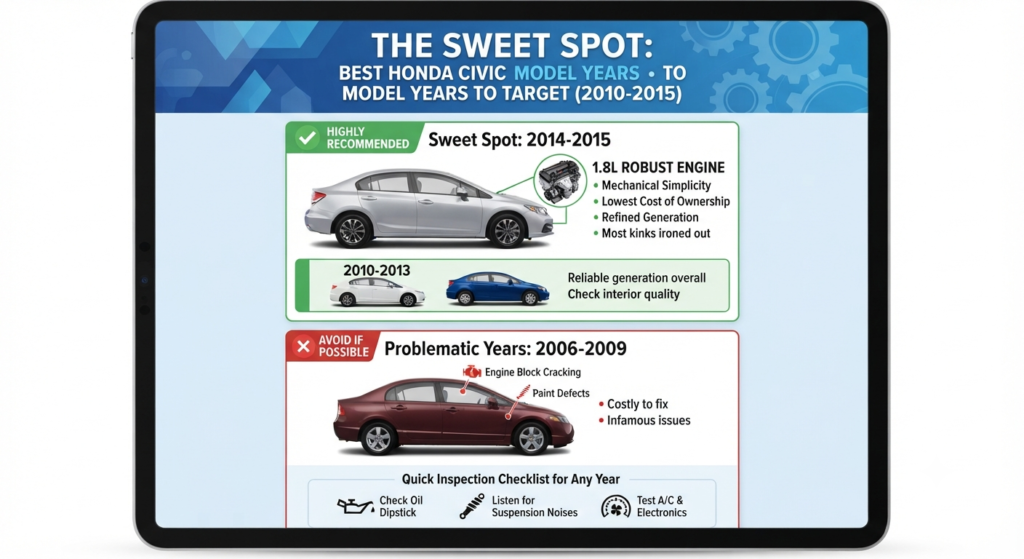 The Sweet Spot: Best Model Years to Target