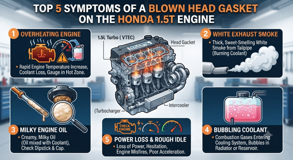 Top 5 Symptoms of a Blown Head Gasket on the 1.5T