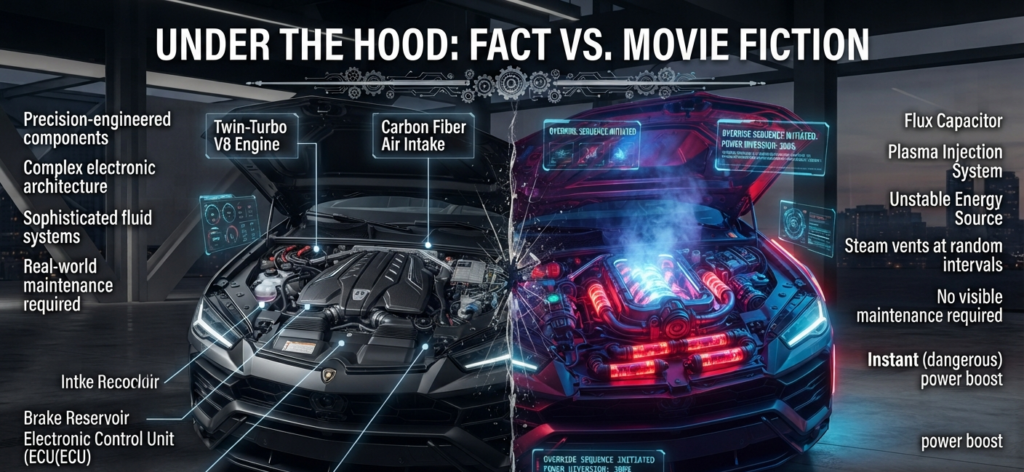 Under the Hood: Fact vs. Movie Fiction