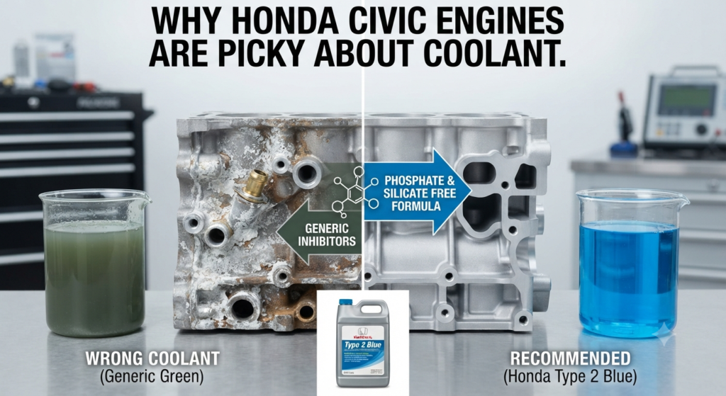 Why Honda Civic Engines Are Picky About Coolant