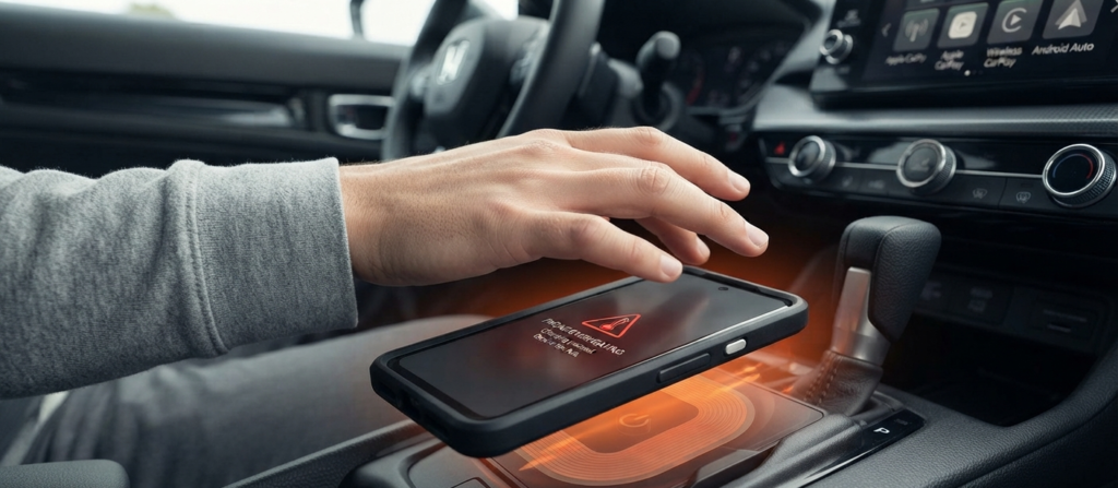 Why Your Honda Civic Wireless Charging Pad Overheats Your Phone