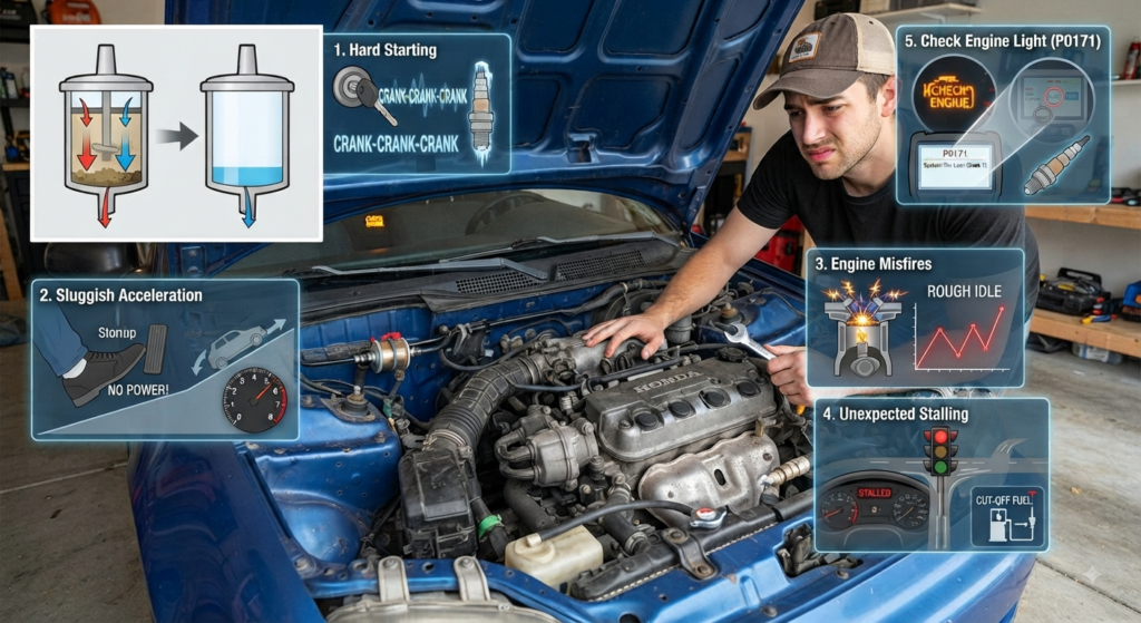 5 Clear Signs Your Honda Civic Fuel Filter Is Clogged
