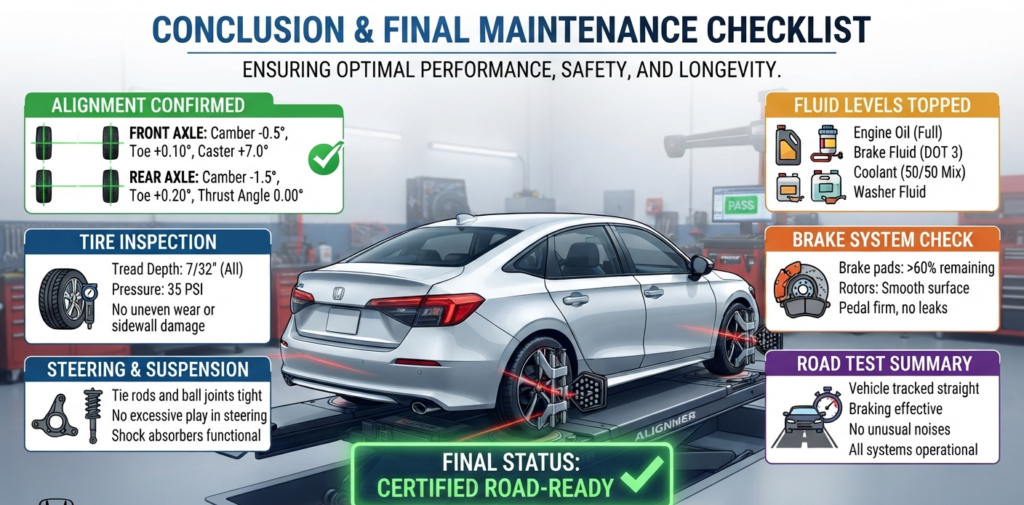 Conclusion and Final Maintenance Checklist
