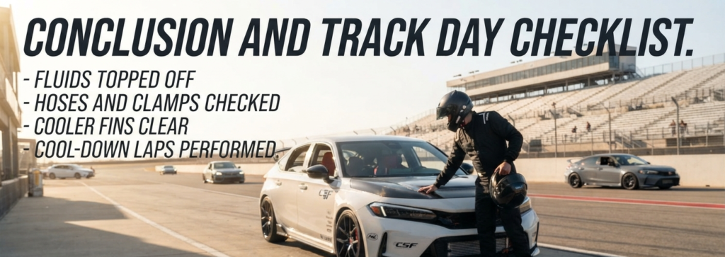 Conclusion and Track Day Checklist