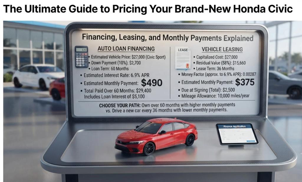 Financing, Leasing, and Monthly Payments