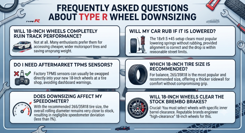 Frequently Asked Questions About Type R Wheel Downsizing