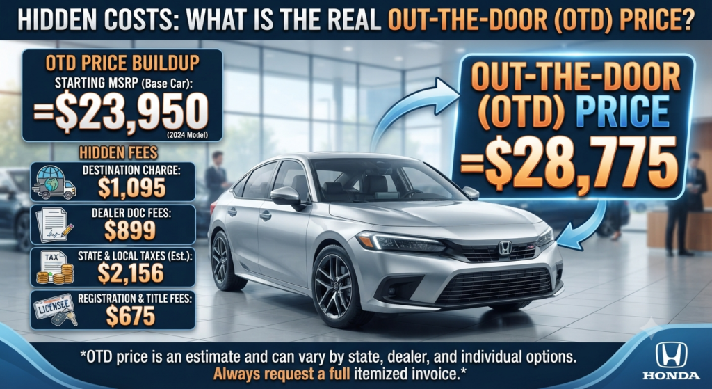 Hidden Costs: What is the Real Out-the-Door (OTD) Price?