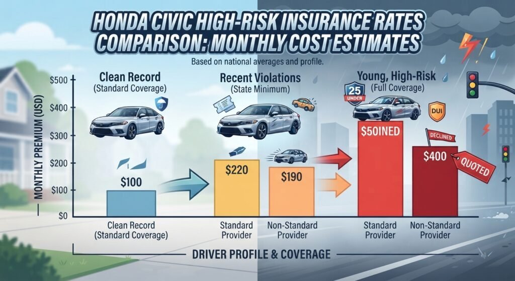 High-Risk Insurance Rates Comparison