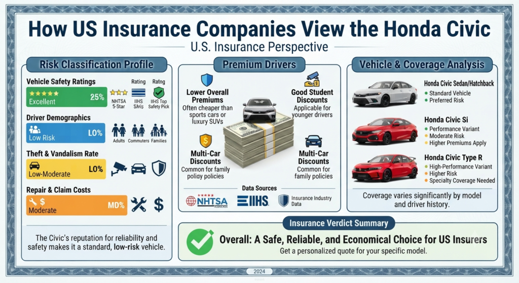 How US Insurance Companies View the Honda Civic