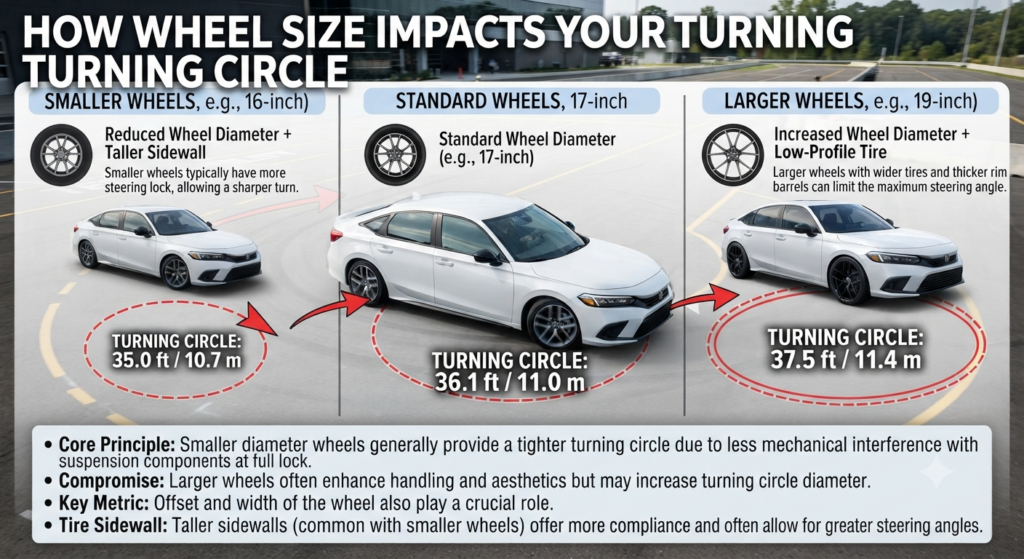How Wheel Size Impacts Your Turning Circle