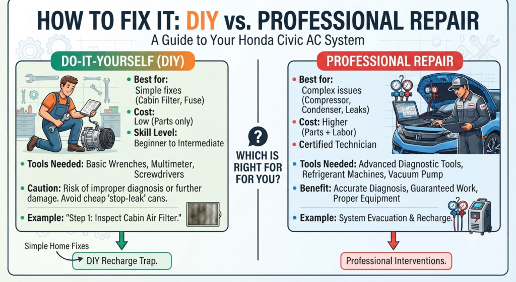 How to Fix It DIY vs. Professional Repair