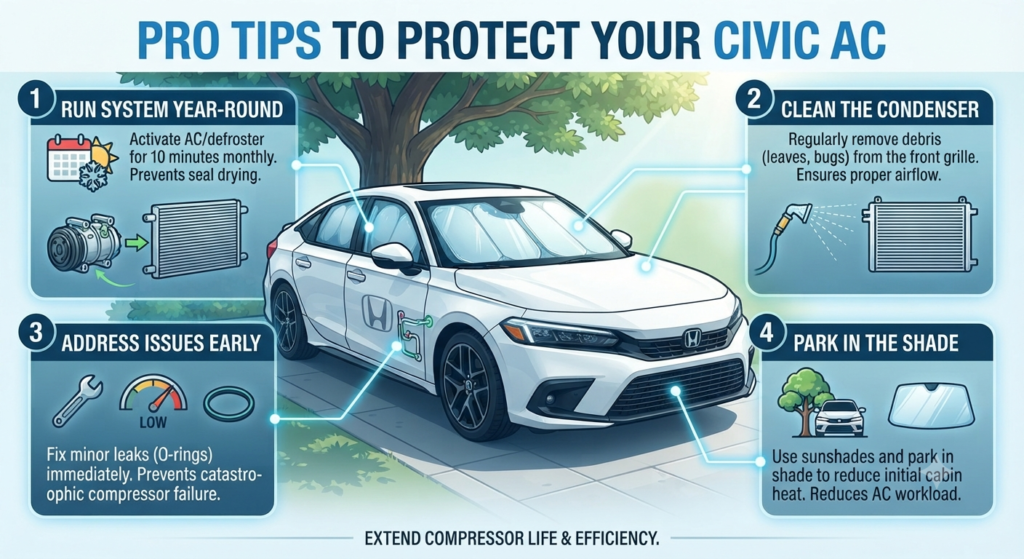 Pro Tips to Protect Your Civic AC