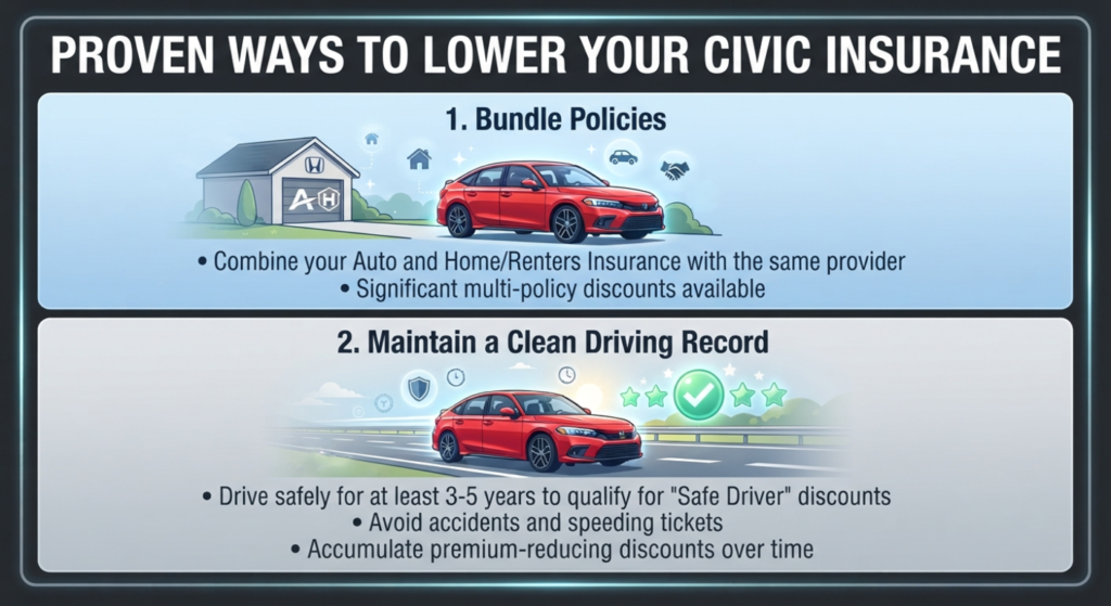 Proven Ways to Lower Your Civic Insurance