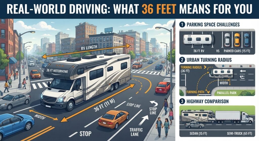 Real-World Driving: What 36 Feet Means For You