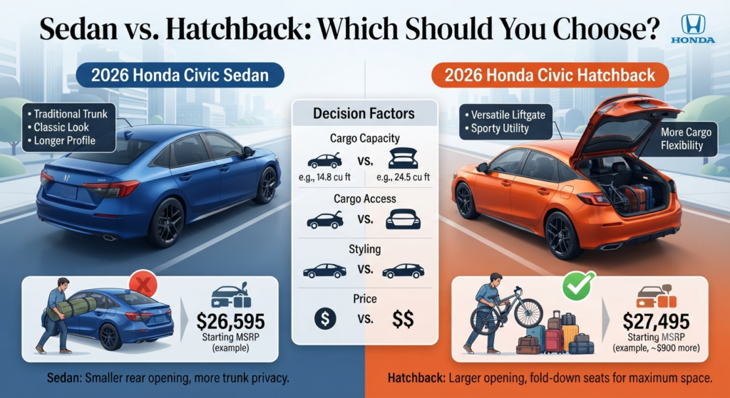 Sedan vs. Hatchback: Which Should You Choose?