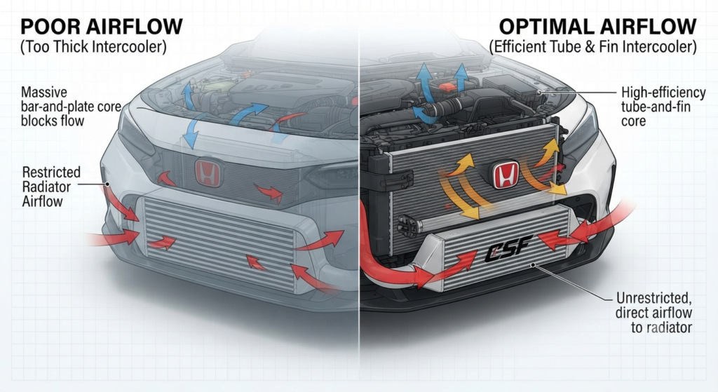 Step 2: The Intercooler Trap and Airflow Balance