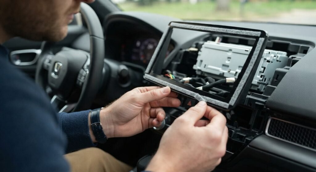 Step 3: Silence the Infotainment and Touchscreen Trim