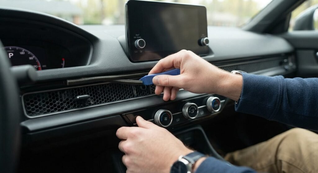 Step 7: Secure Air Vents and Climate Control Knobs