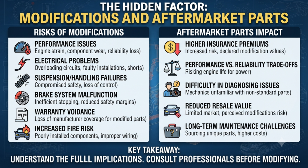 The Hidden Factor: Modifications and Aftermarket Parts