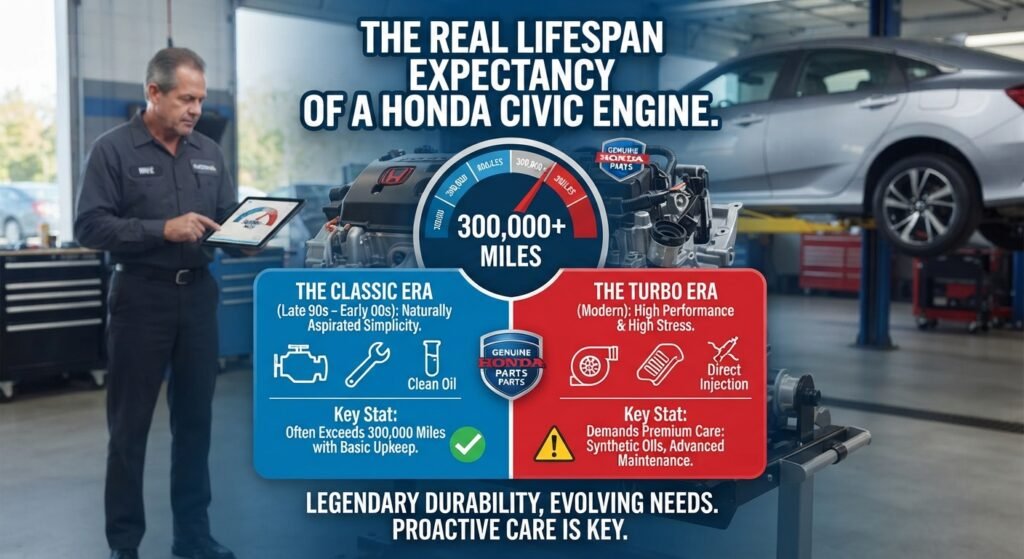 The Real Lifespan Expectancy of a Honda Civic Engine