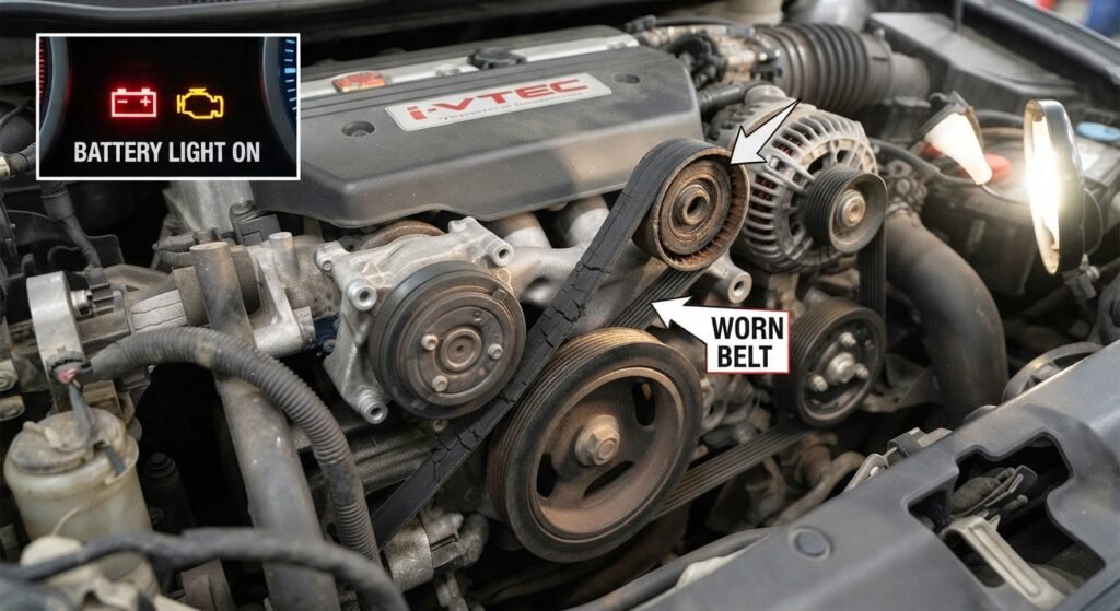 Top Symptoms of a Failing Honda Civic Serpentine Belt