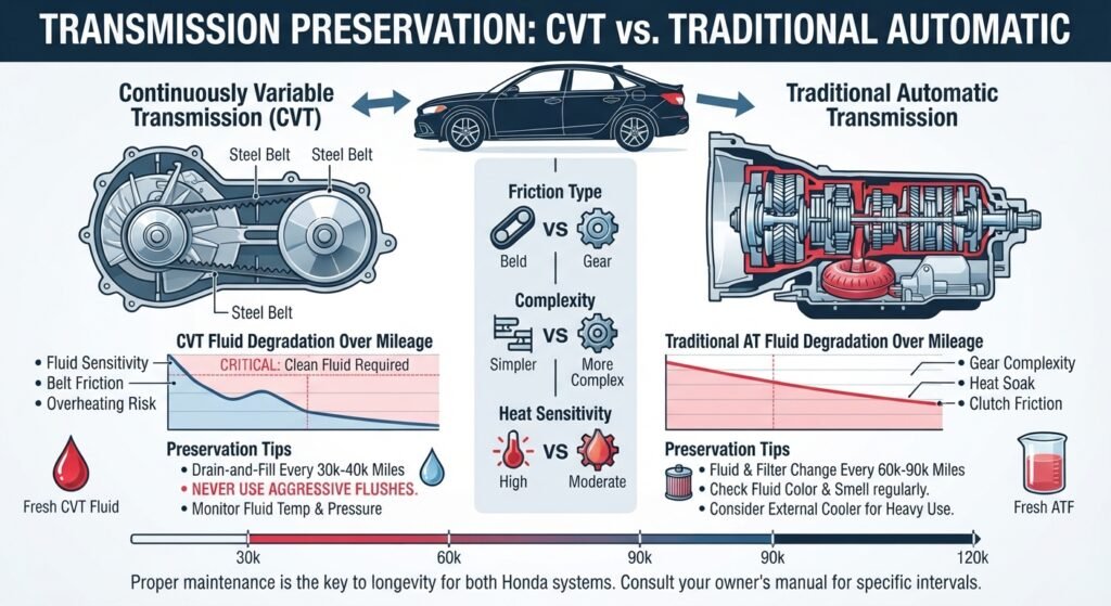 Transmission Preservation: CVT vs. Traditional Automatic