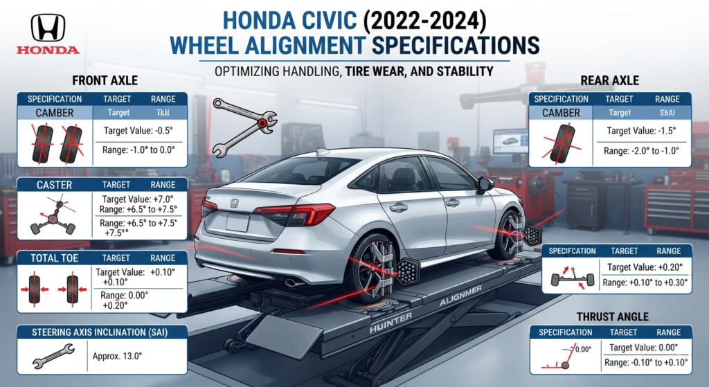 Understanding Honda Civic Wheel Alignment Specs