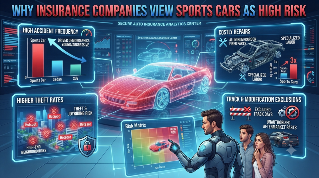 Why Insurance Companies View Sports Cars as High Risk