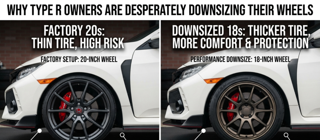 Why Type R Owners Are Desperately Downsizing Their Wheels